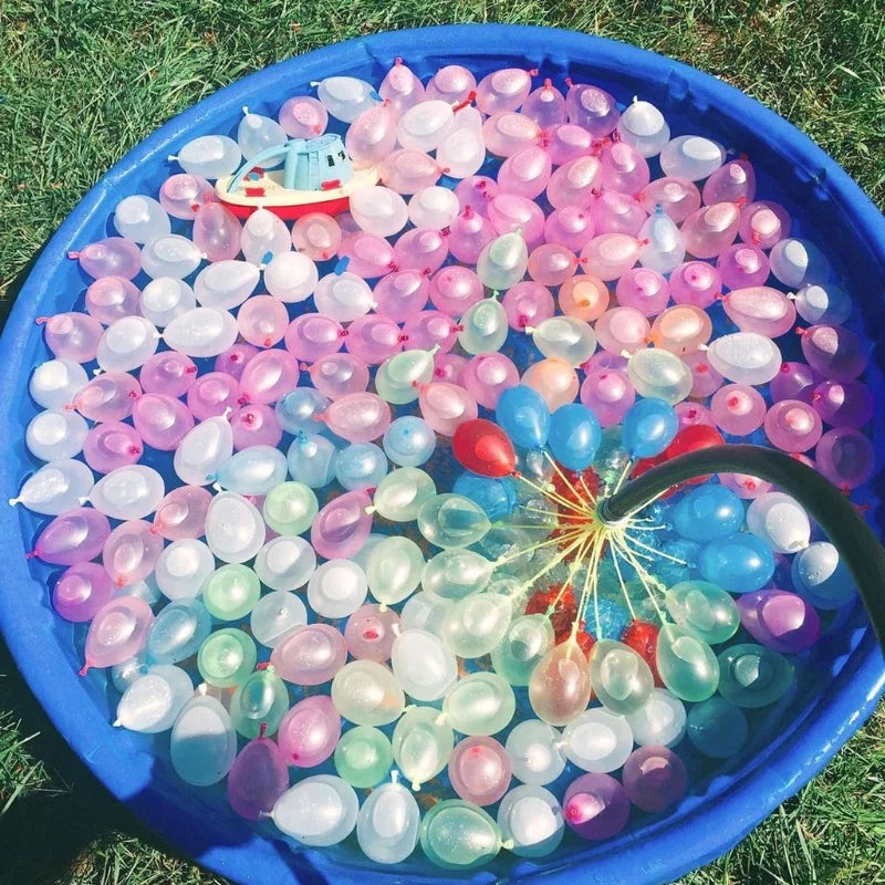 Summer Water Bombs: 111pcs Fast Fill Water Balloons for Pool Party,