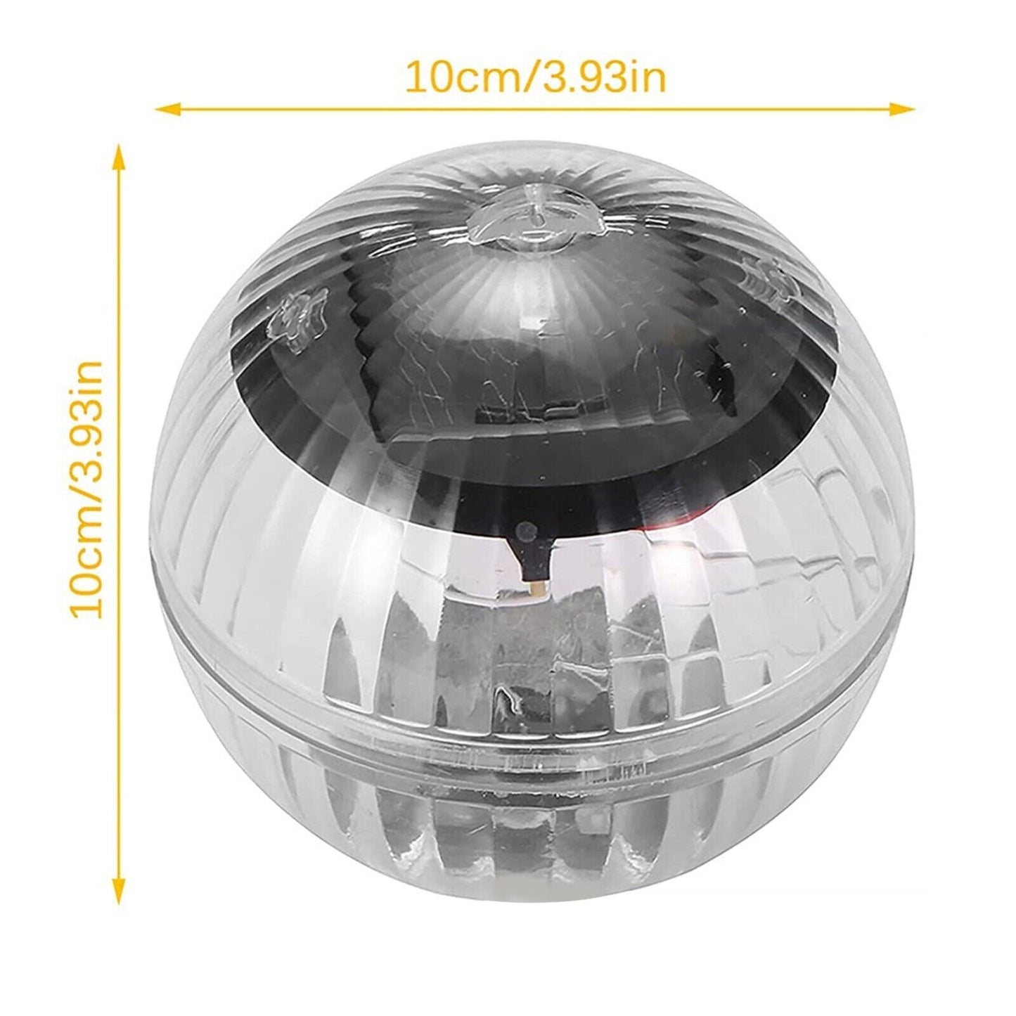 Outdoor Solar LED Floating Light Garden Pond Pool Lamp Rotating RGB