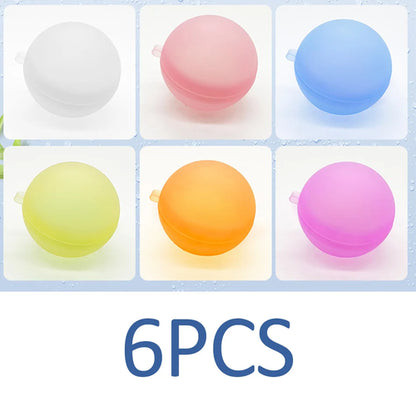 New Reusable Water Balloons Refillable Water Balloon Quick Fill Self