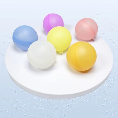 New Reusable Water Balloons Refillable Water Balloon Quick Fill Self