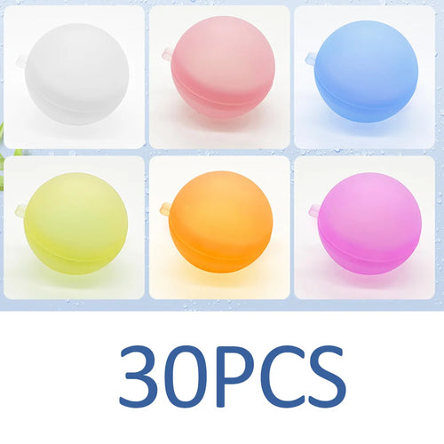 New Reusable Water Balloons Refillable Water Balloon Quick Fill Self