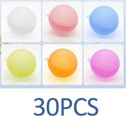 New Reusable Water Balloons Refillable Water Balloon Quick Fill Self
