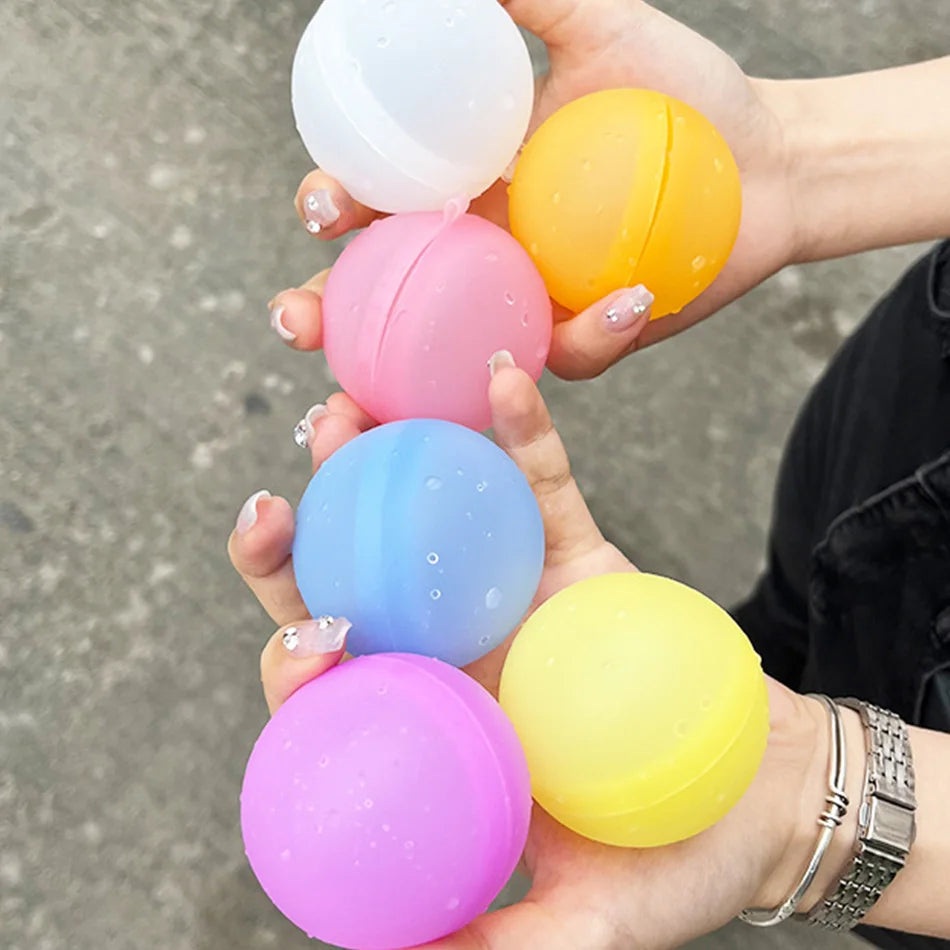 New Reusable Water Balloons Refillable Water Balloon Quick Fill Self