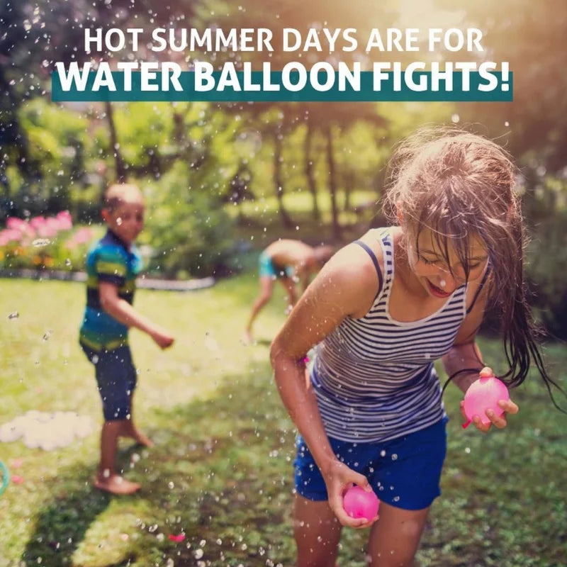 Summer Water Bombs: 111pcs Fast Fill Water Balloons for Pool Party,
