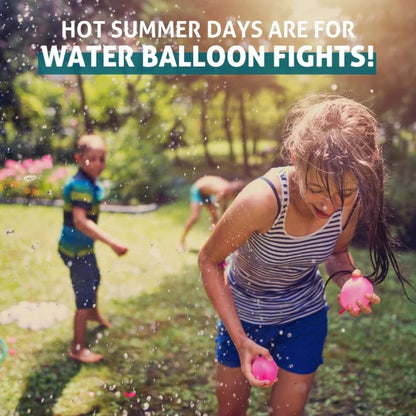 Summer Water Bombs: 111pcs Fast Fill Water Balloons for Pool Party,