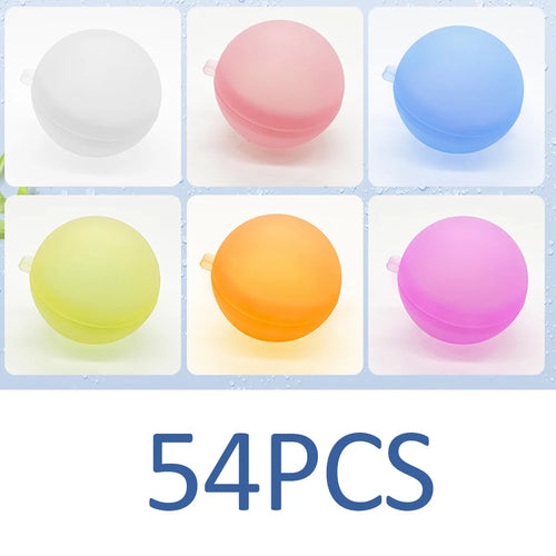 New Reusable Water Balloons Refillable Water Balloon Quick Fill Self