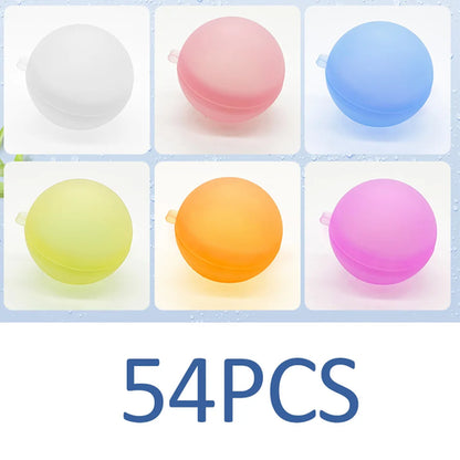 New Reusable Water Balloons Refillable Water Balloon Quick Fill Self