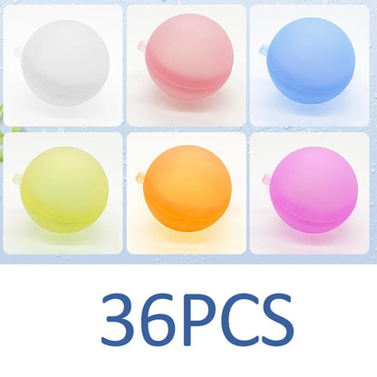 New Reusable Water Balloons Refillable Water Balloon Quick Fill Self