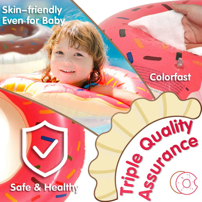 Inflatable Swim Rings Summer Swimming Pool Float Ring Beach Floatie