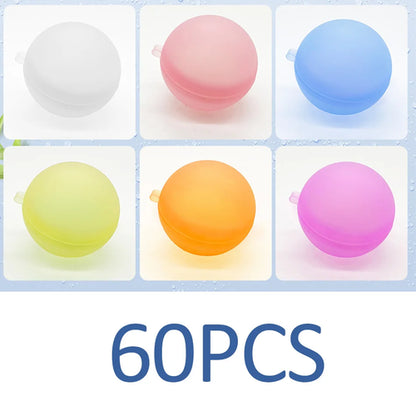 New Reusable Water Balloons Refillable Water Balloon Quick Fill Self