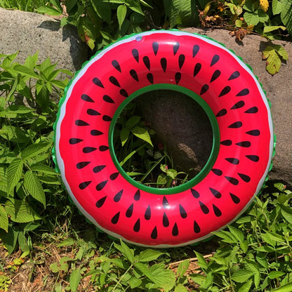 Inflatable Buoy Pool Float Pineapple Watermelon Swimming Ring for
